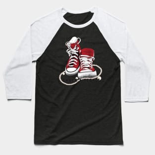 Chuck and Pearls Baseball T-Shirt